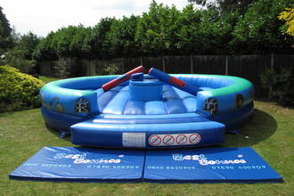 Gladiator Duel, 26'(d) x 22'(w), 18'(d) x 18'(w)