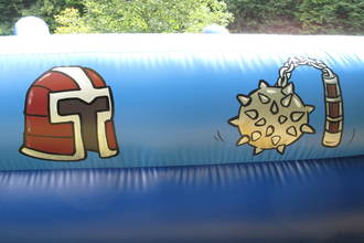 Gladiator Duel, 26'(d) x 22'(w), 18'(d) x 18'(w)