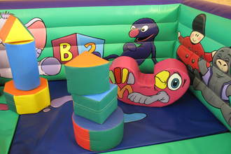 Tots Toy Box, 14'(d) x 14'(w) x 4'(h)